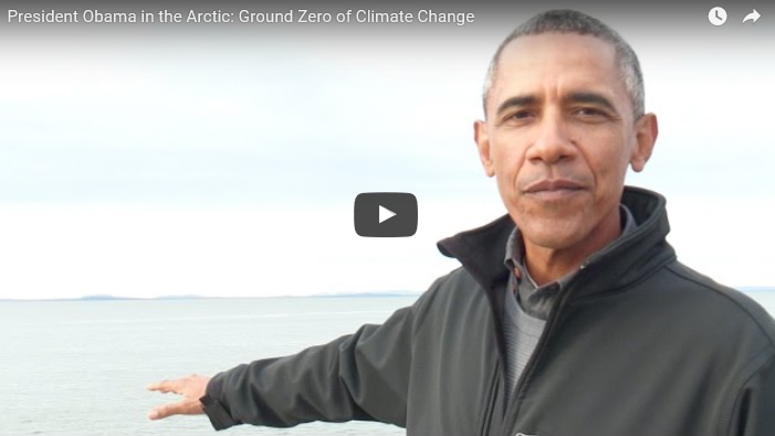 President Obama in the Arctic