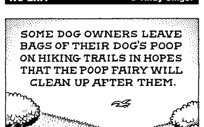 Dog Poop Fairy by Andy Singer