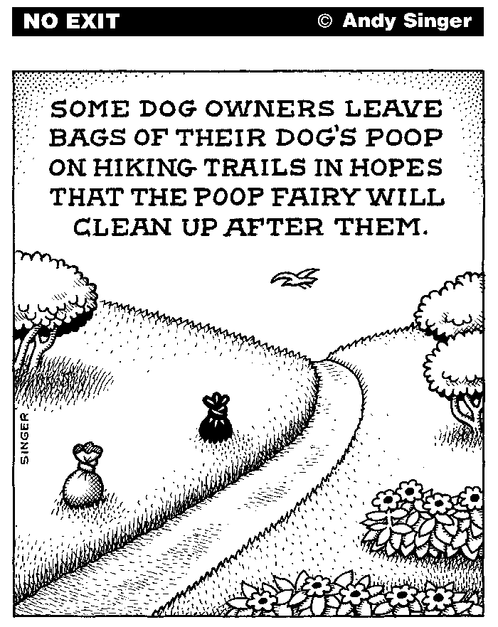 Dog Poop Fairy. Andy Singer, via Cagle Cartoons.