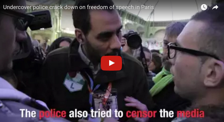 Police Crackdown on Free Speech at COP21